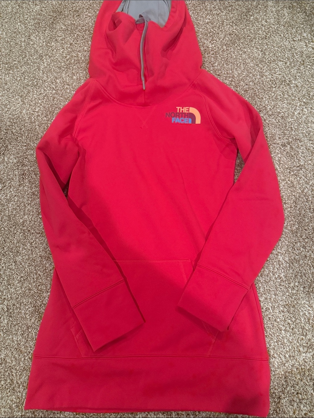 The North Face Women's Red Hooded Pullover Sweatshirt